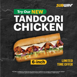 Tandoori Chicken 6"