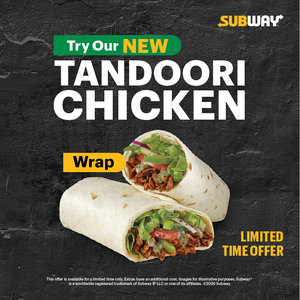 Tandoori Chicken Wrap